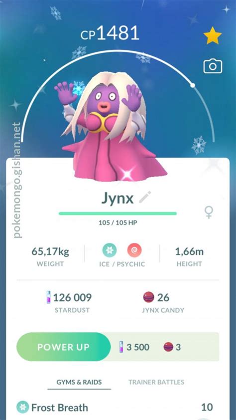 pokemon mega jynx|Jynx (Pokémon GO) .